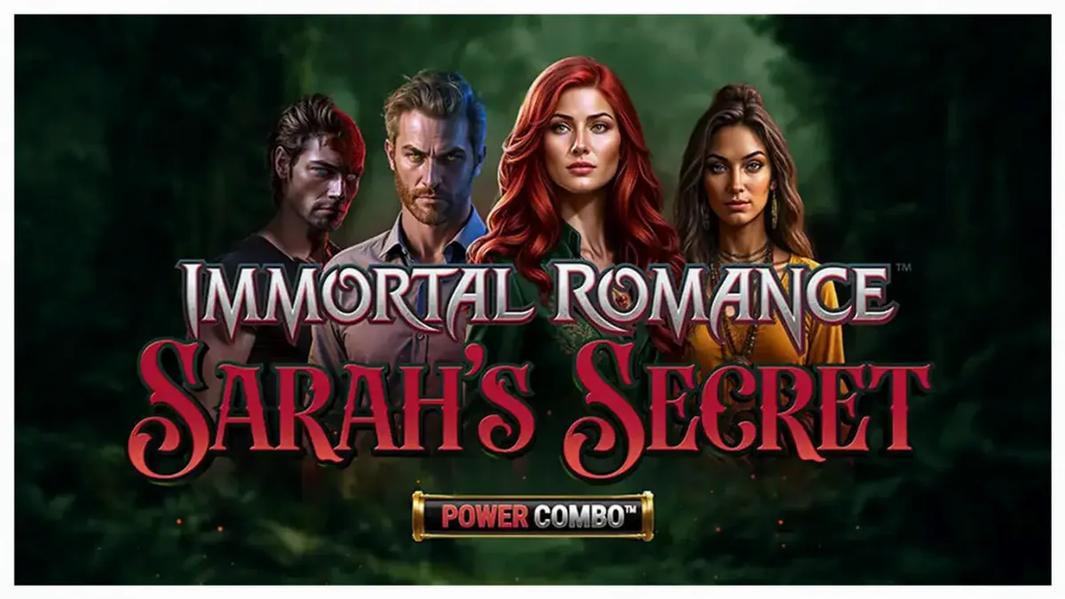 Tampilan visual slot Immortal Romance Sarah’s Secret dengan tema gothic